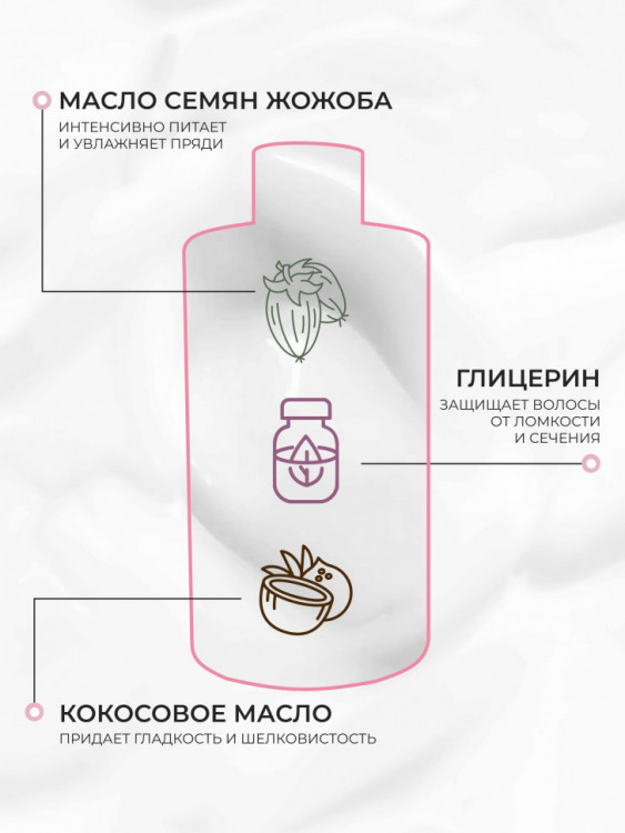 OLJE Кондиционер  глубокое увлажнение для любого типа волос, 450 мл в Ульяновске