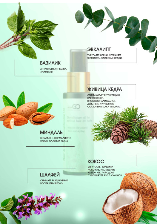 Натуральное масло для волос NovaNature oil for revival hair 30 herbs Dctr.Go Healing Systems 110 мл в Ульяновске